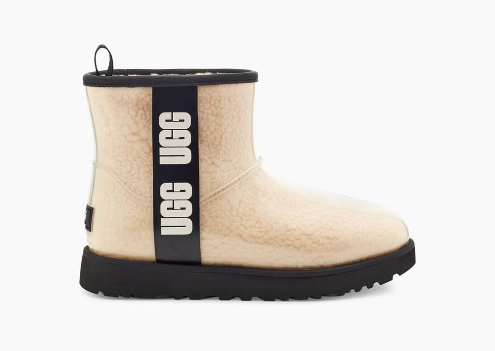 Ugg Mini Boots Canada - Ugg Women's Classic Clear Mini Beige / Black